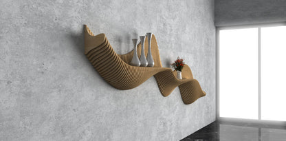 3D Wooden Parametric Hanging Wall Art