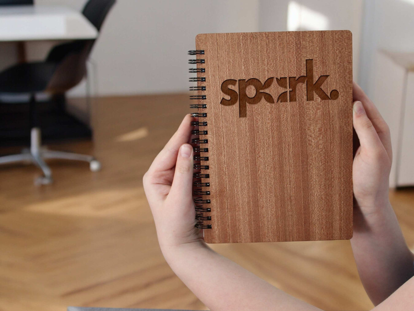 Custom Logo Wooden Notebook