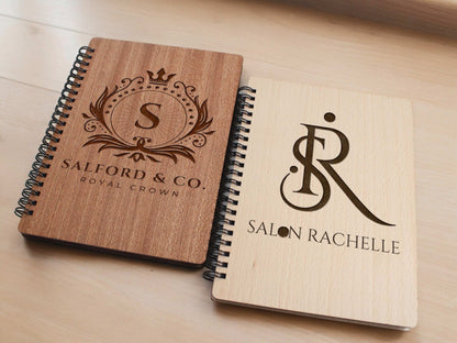 Custom Logo Wooden Notebook