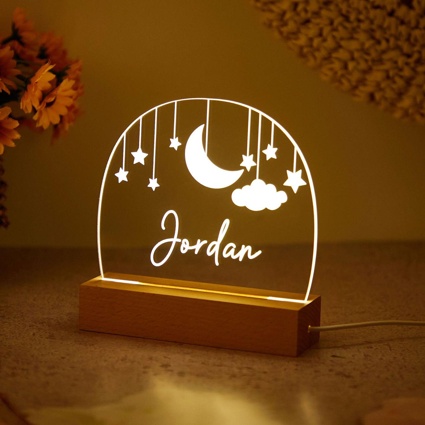 Personalized Acrylic Table Lamp