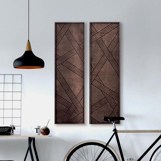 Geometric Wooden Wall Art