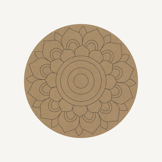 Pre Marked Lippan Round Mandala