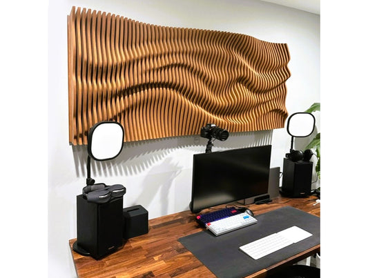 studio design wall art made with high pine wood 