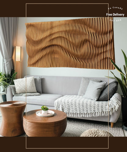 Parametric 3D Wooden Wall Art