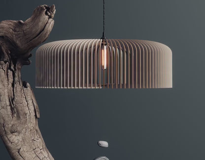 Modern Wooden Pendant Lampshade