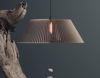 Modern Wooden Pendant Chandelier Lamp