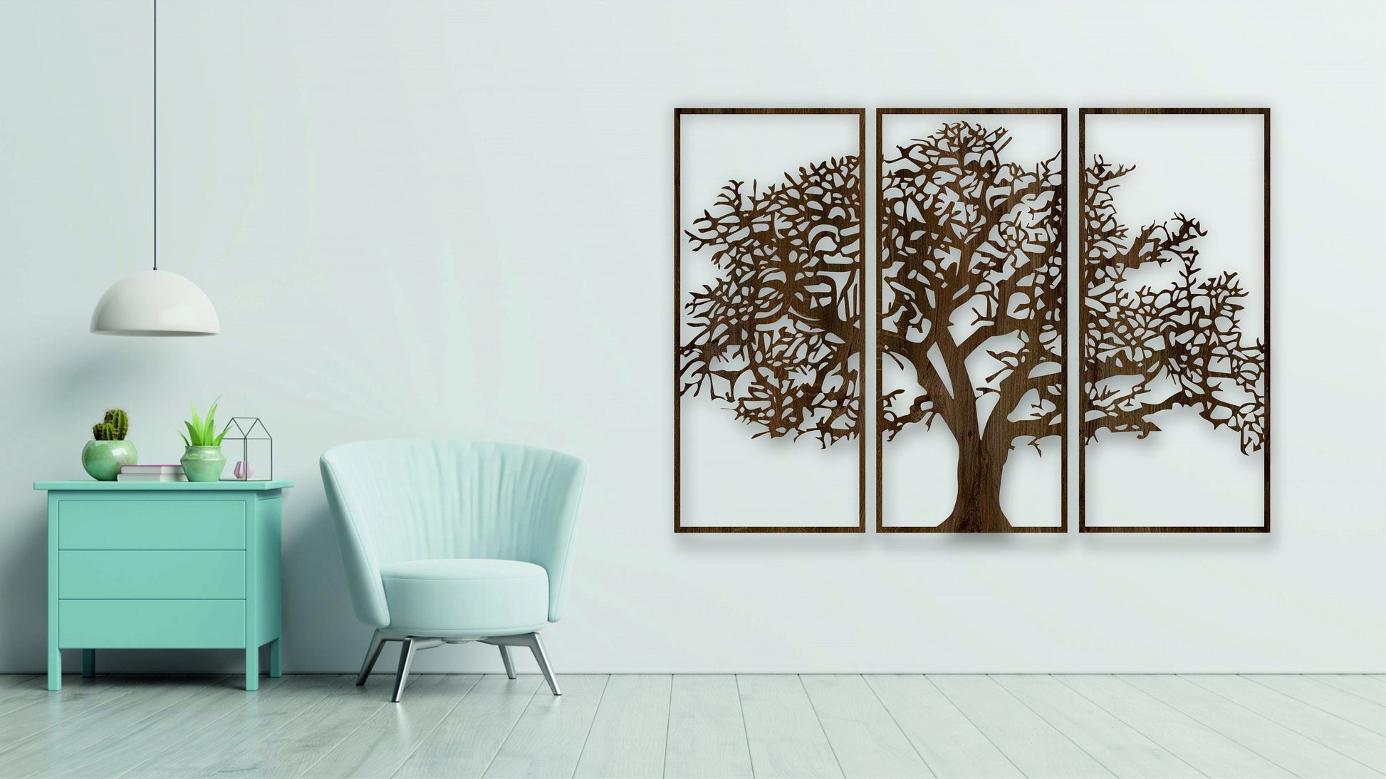 Nature-inspired wall decor