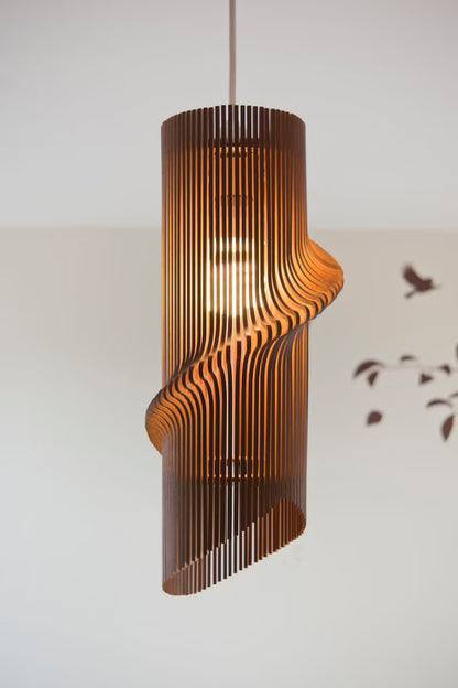 Laser cut lampshade design