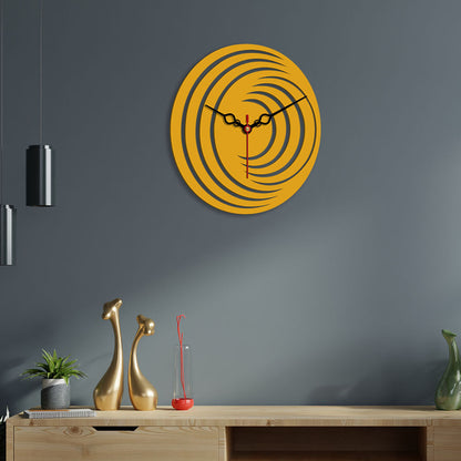 3D Shape Design Wooden Wall Clock