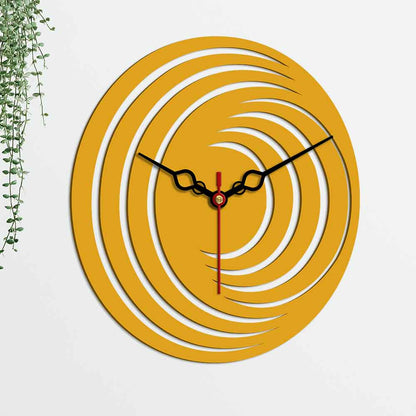 3D Shape Design Wooden Wall Clock