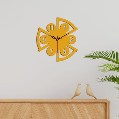 Modern Style Shape Designer Wooden Wall Clock