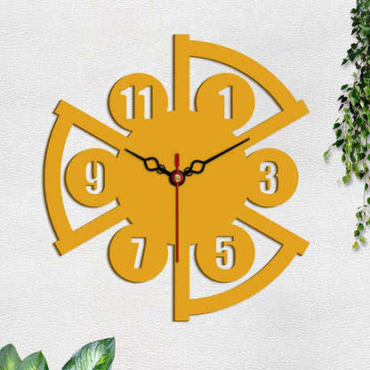 Modern Style Shape Designer Wooden Wall Clock