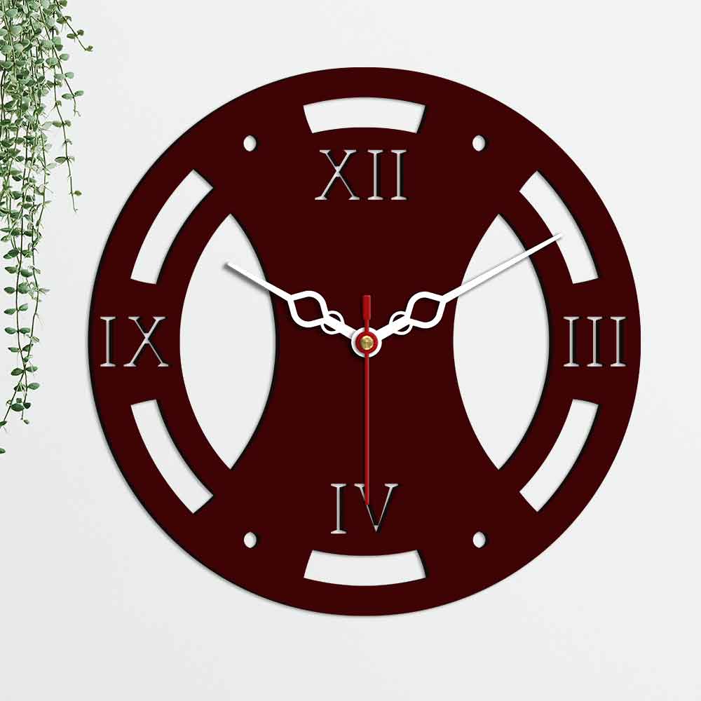 Vintage Style Designer Wooden Wall Clock - Graham Decors