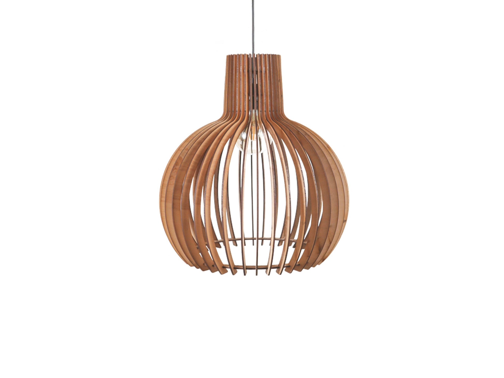 Indoor pendant light fixture Decorative wooden pendant light Vintage wooden pendant light