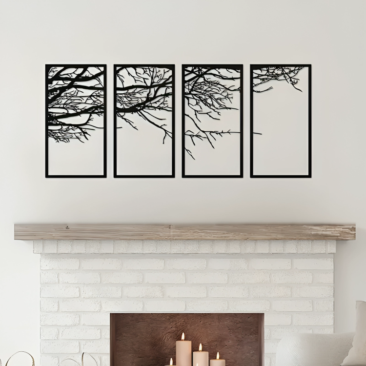 Nature-inspired wall art